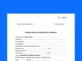 Formularz "Zaświadczenie o zatrudnieniu i zarobkach" z danymi pracownika, jego danymi osobowymi i informacją o wynagrodzeniu.