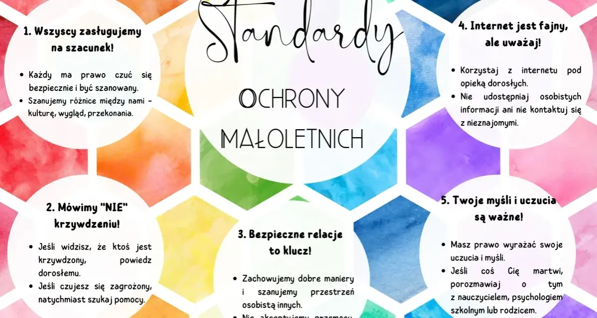 Standardy Ochrony Małoletnich: szacunek, bezpieczeństwo, zdrowe relacje, bezpieczny internet i wyrażanie uczuć. To ważne zasady, które wspiera ustawa Kamilka.