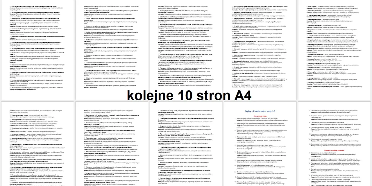 Tematy zajęć rewalidacyjnych do dziennika: rozwijanie umiejętności logicznego myślenia, kreatywności, komunikacji i współpracy.