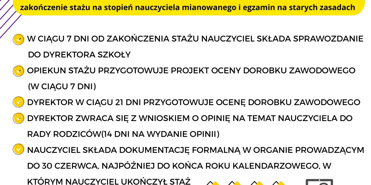 Proces mianowania nauczyciela: od stażu po egzamin. Kluczowe terminy i dokumenty.