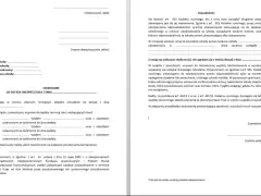 Odwołanie od decyzji ubezpieczyciela, wzywające do zapłaty odszkodowania i zadośćuczynienia. Decyzja administracyjna jest podstawą do dalszych działań.