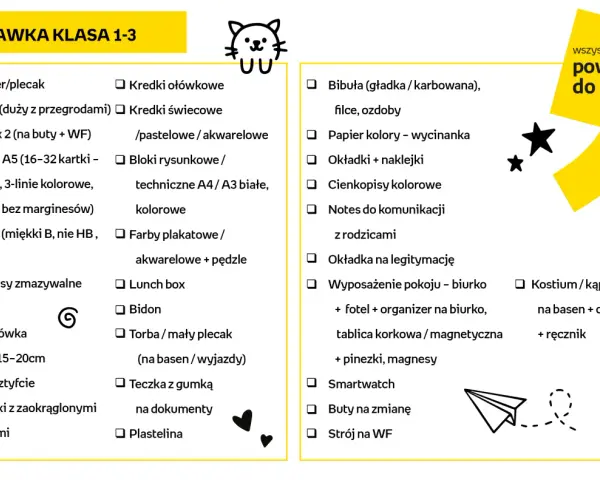 Wyprawka szkolna: Kompletna lista na każdy etap. O niczym nie zapomnij!
