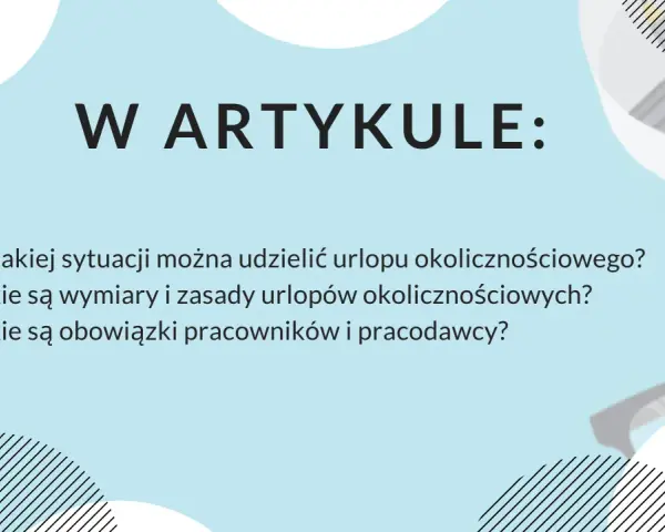 W artykule: urlop okolicznościowy urodzenie dziecka, jego wymiary, zasady i obowiązki.
