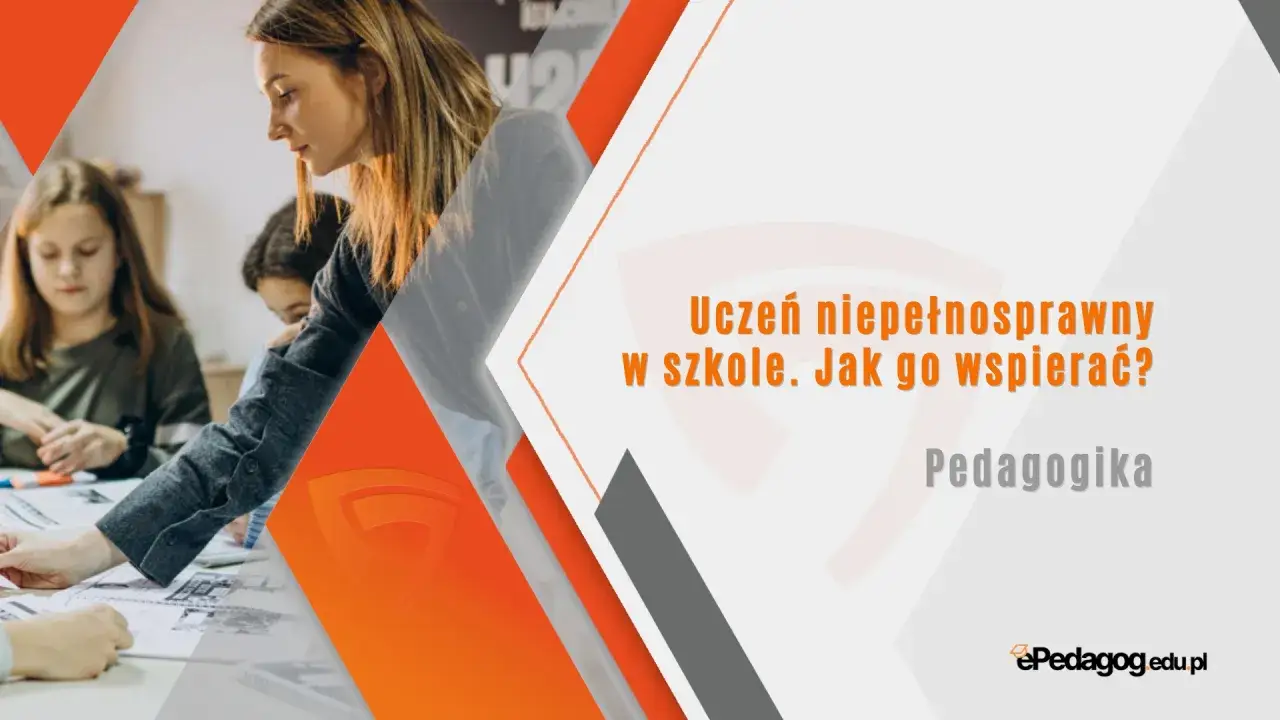 Nauczycielka wspiera ucznia z niepełnosprawnością sprzężoną w szkole. Jak go wspierać? Pedagogika.