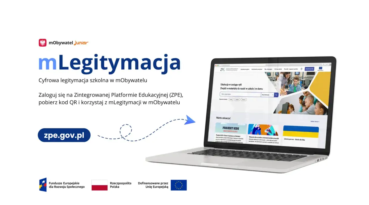 Cyfrowa mLegitymacja szkolna w mObywatelu. Zaloguj się na ZPE, pobierz kod QR i korzystaj z cyfrowej legitymacji.