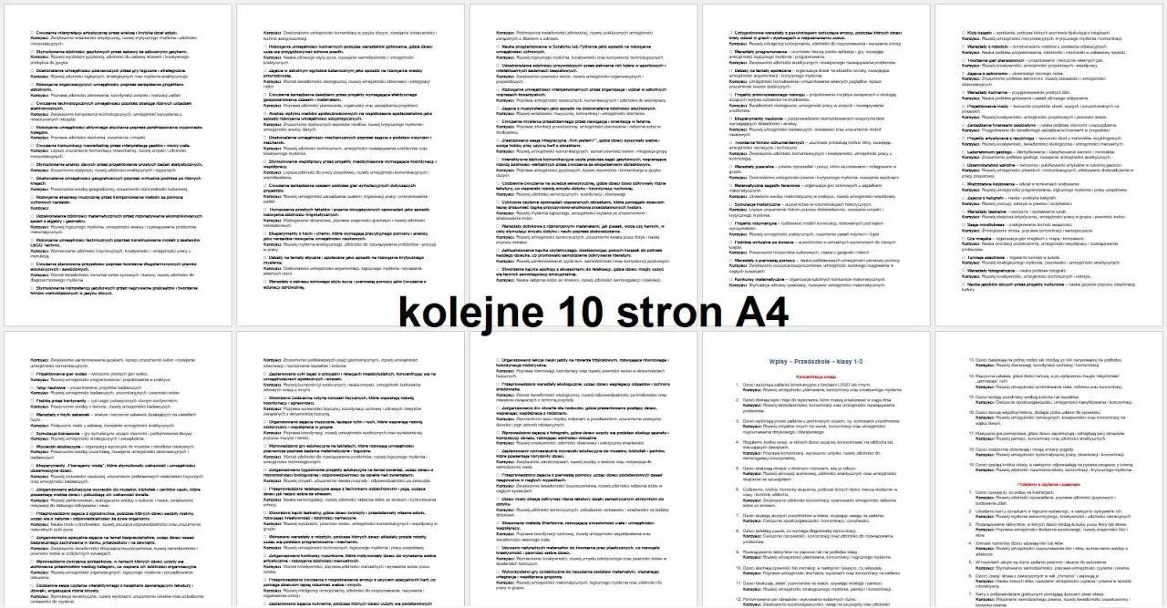 Tematy zajęć rewalidacyjnych do dziennika: rozwijanie umiejętności logicznego myślenia, kreatywności, komunikacji i współpracy.